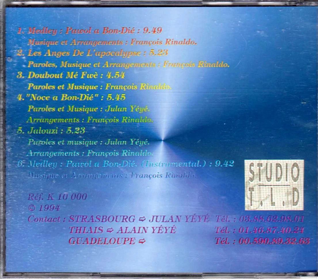 a.p.l.s. appelés pour le servir (1994) • new under blister • Franco-Guadeloupean 🎶 – photo 2
